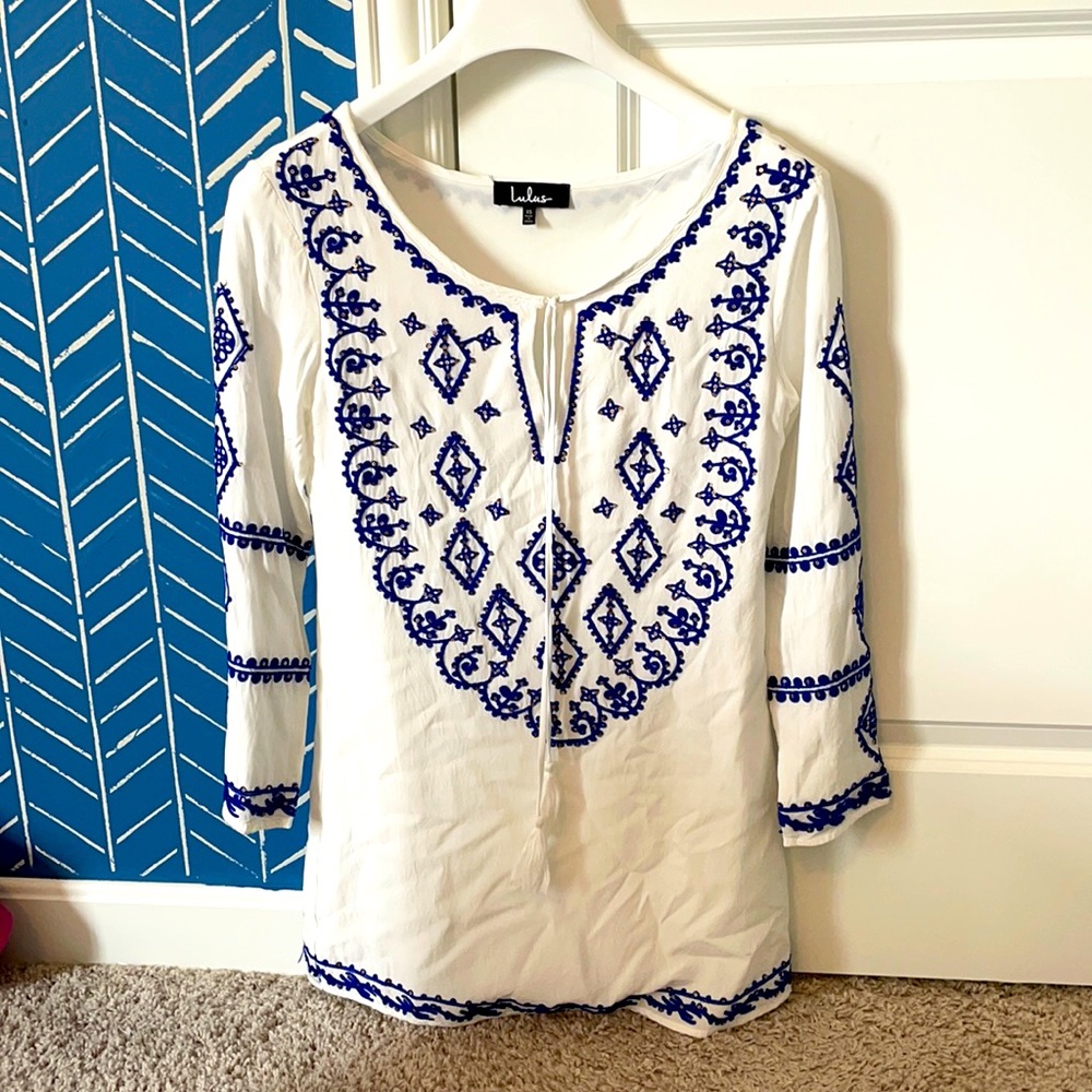 Lulus white mini dress